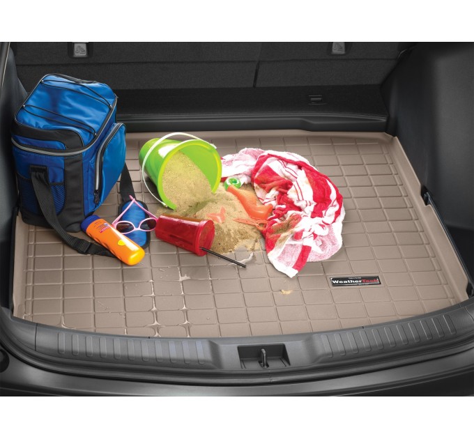 Коврик WeatherTech Grey для Kia Sorento (mkIV)(trunk behind 2 row) 2020→, ціна: 7 255 грн.