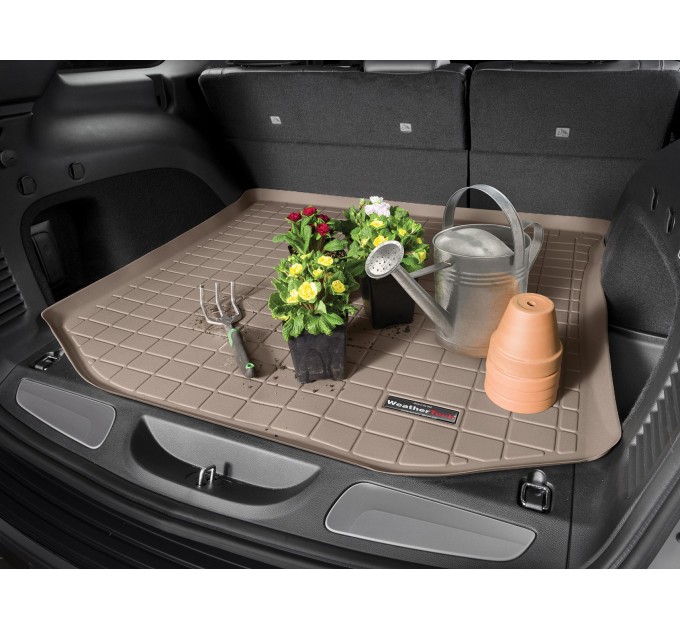 Коврик WeatherTech Grey для Kia Sorento (mkIV)(trunk behind 2 row) 2020→, ціна: 7 255 грн.