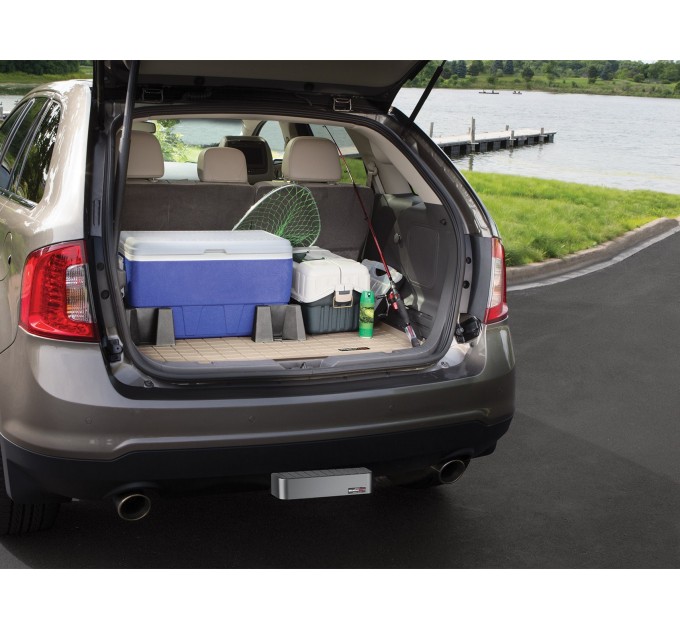 Коврик WeatherTech Grey для Kia Sorento (mkIV)(trunk behind 2 row) 2020→, ціна: 7 255 грн.