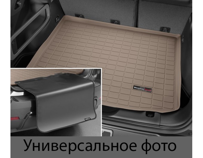 Коврик с защитой WeatherTech Beige для Jeep Wrangler (JL)(unlimited)(5 door)(not hybrid)(with subwoofer)(with flat load floor)(trunk behind 2 row) 2018→, цена: 11 853 грн.
