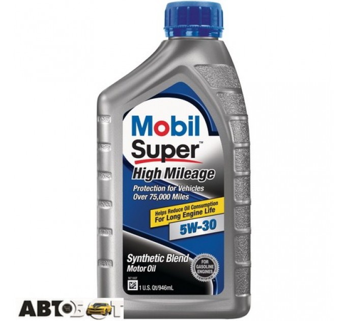 Моторное масло MOBIL Super High Mileage 5W-30 946мл, цена: 330 грн.