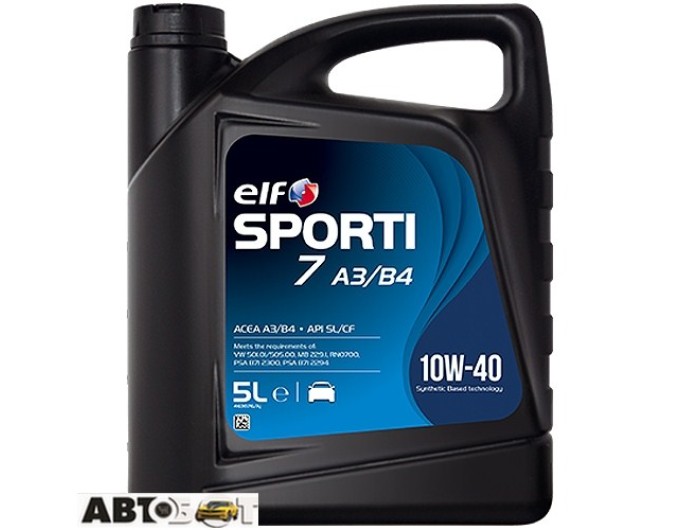 Моторное масло ELF SPORTI 7 A3/B4 10W-40 5л, цена: 1 812 грн.