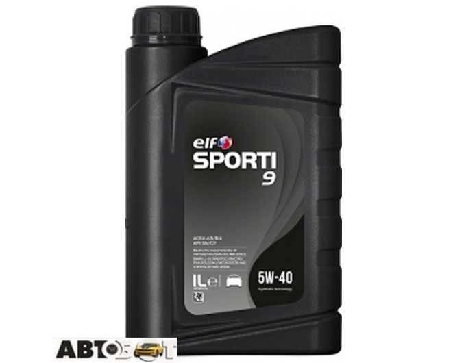 Моторное масло ELF SPORTI 9 5W-40 1л, цена: 504 грн.