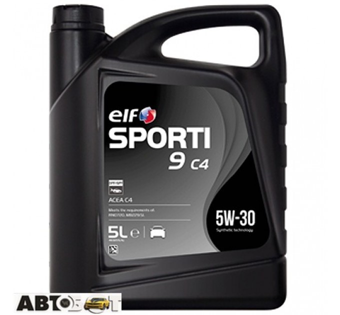 Моторна олива ELF SPORTI 9 C4 5W-30 5л, ціна: 2 132 грн.