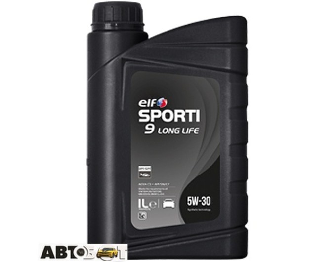 Моторна олива ELF SPORTI 9 LONG LIFE 5W-30 1л, ціна: 669 грн.