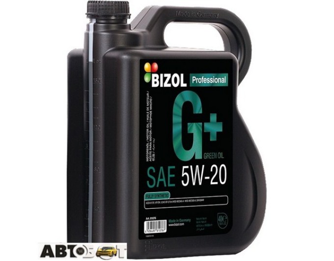 Моторное масло BIZOL Green Oil+ 5W-20 B81076 4л, цена: 3 595 грн.