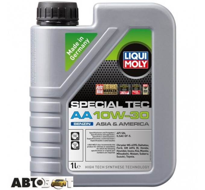 Моторное масло LIQUI MOLY SPECIAL TEC AA 10W-30 BENZIN 21336 1л, цена: 650 грн.