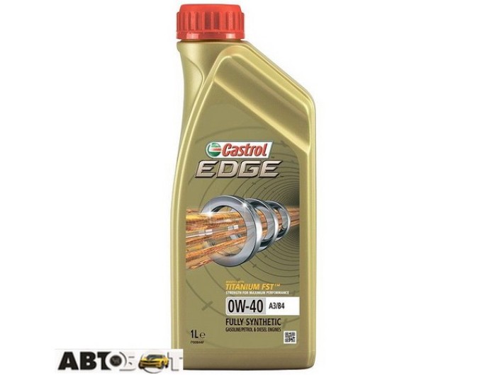 Моторное масло CASTROL EDGE Titanium FST 0W-40 A3/B4 1л, цена: 843 грн.