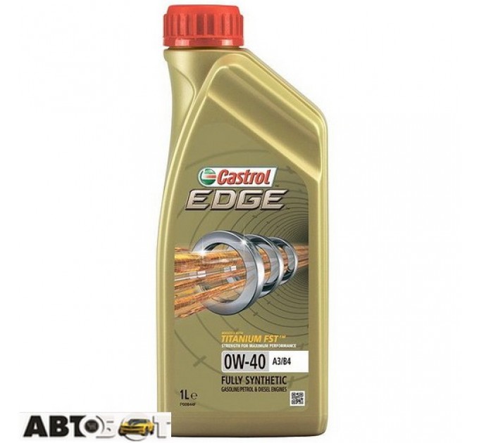 Моторна олива CASTROL EDGE Titanium FST 0W-40 A3/B4 1л, ціна: 734 грн.