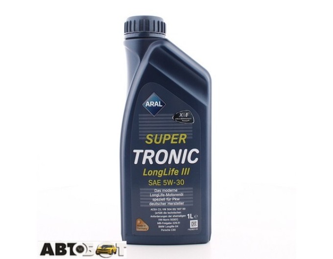 Моторное масло ARAL SuperTronic Longlife III 5W-30 1л, цена: 776 грн.