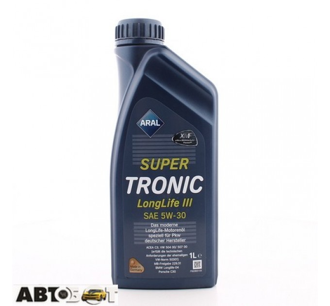 Моторное масло ARAL SuperTronic Longlife III 5W-30 1л, цена: 452 грн.