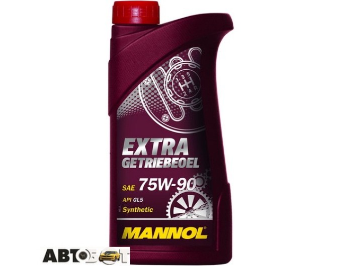 Трансмісійна олива MANNOL EXTRA GETRIEBEOEL 75W-90 1л, ціна: 734 грн.