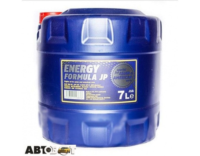 Моторное масло MANNOL Energy Formula JP 5W-30 SN 7914 7л, цена: 3 073 грн.