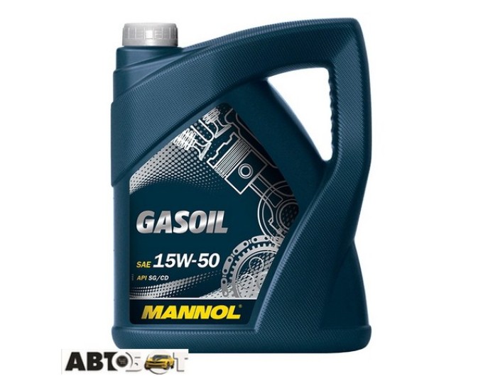 Моторна олива MANNOL Gasoil 15W-50 5л, ціна: 1 684 грн.