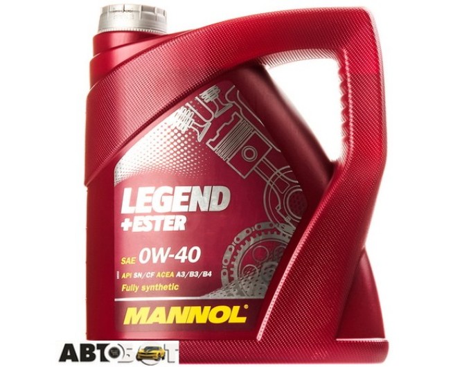 Моторна олива MANNOL LEGEND+Ester 0W-40 4л, ціна: 4 034 грн.