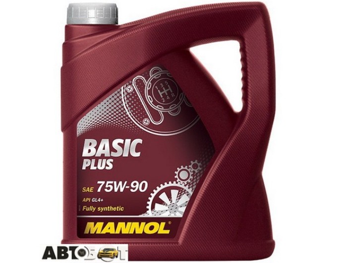 Трансмісійна олива MANNOL BASIC Plus Getriebeoel 75W-90 4л, ціна: 3 283 грн.