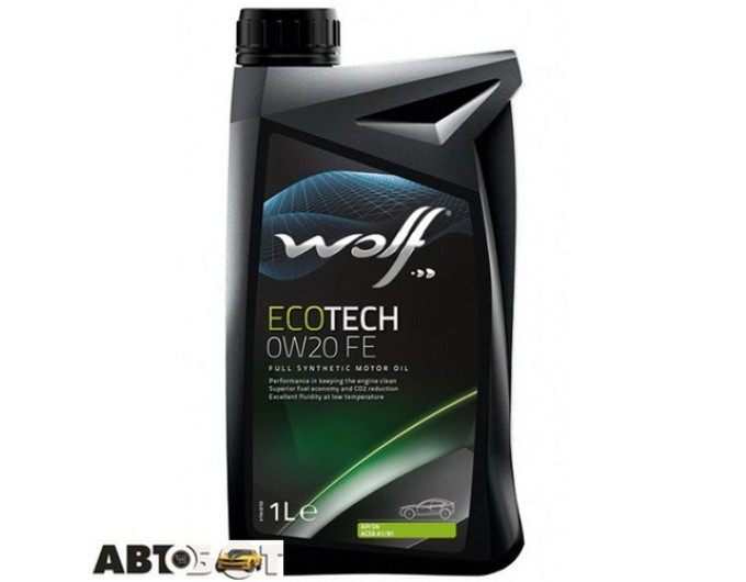 Моторна олива WOLF ECOTECH 0W-20 D1 FE 1л, ціна: 353 грн.