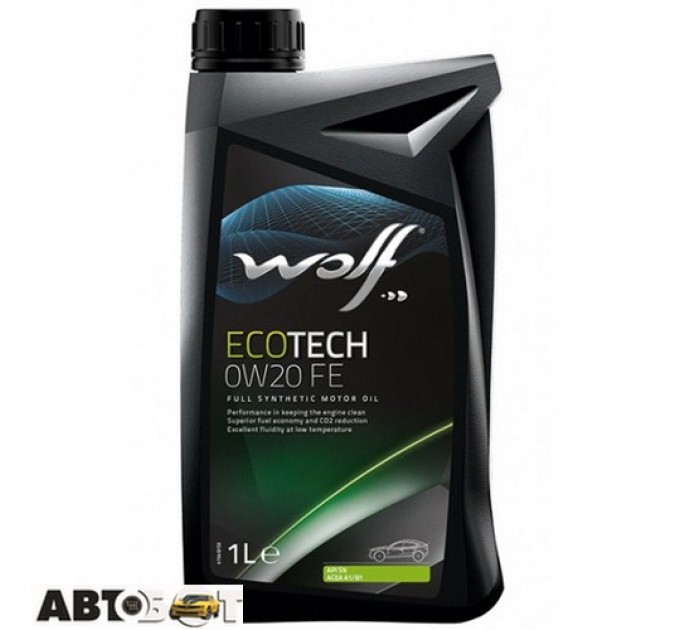  Моторное масло WOLF ECOTECH 0W-20 D1 FE 1л