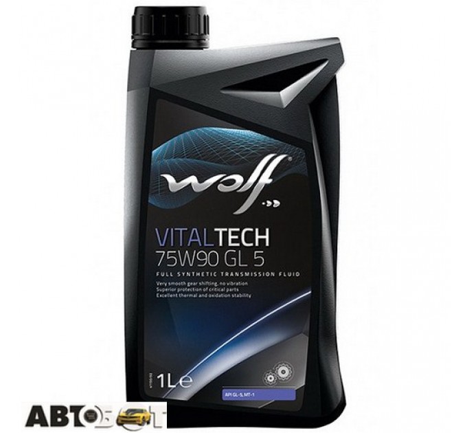  Трансмиссионное масло WOLF VITALTECH 75W-90 GL-5 1л