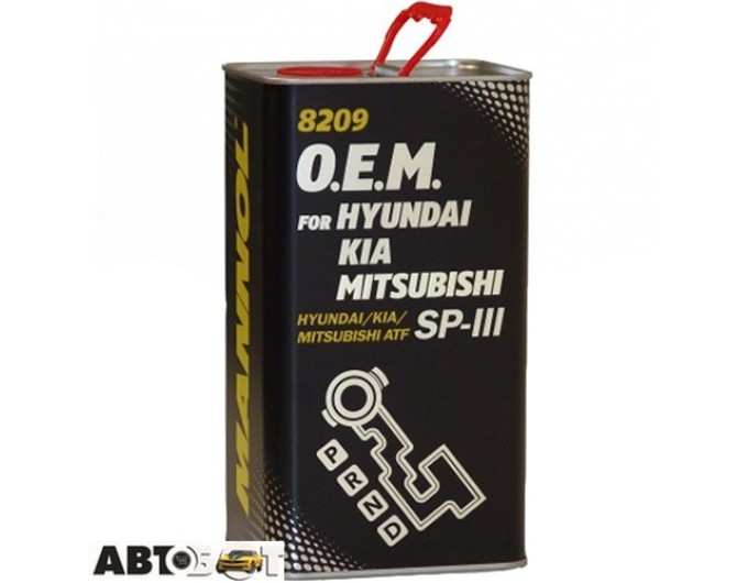 Трансмісійна олива MANNOL Avtomatic Special ATF SP-III 8209 4л, ціна: 2 872 грн.