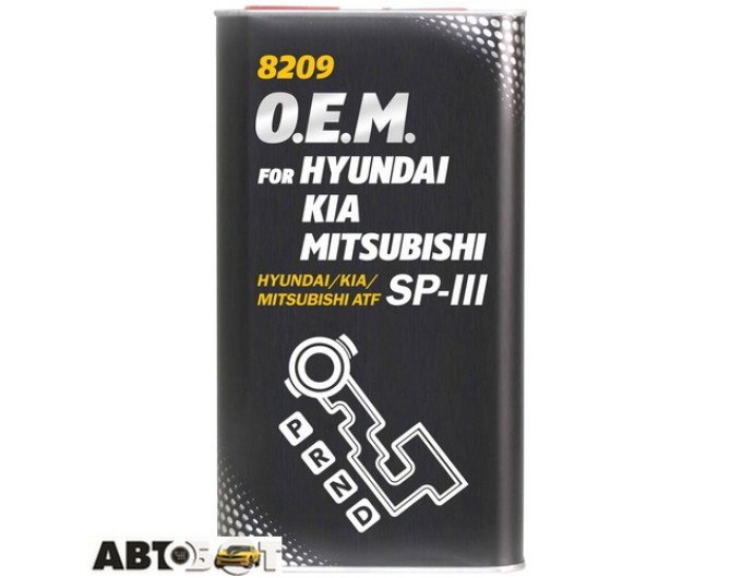 Трансмиссионное масло MANNOL Avtomatic Special ATF SP-III 8209 1л, цена: 826 грн.