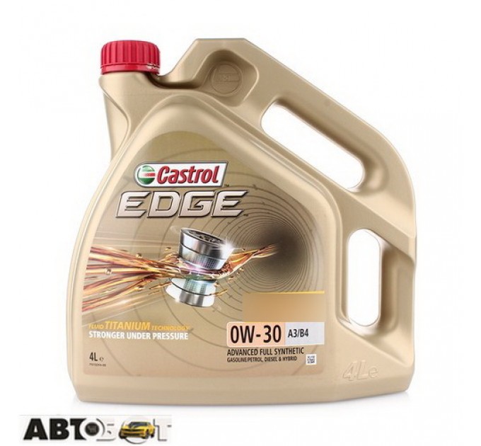 Моторное масло CASTROL EDGE Titanium FST 0W-30 A3/B4 4л, цена: 2 974 грн.