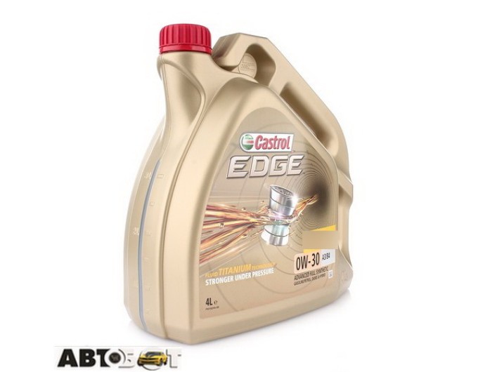 Моторное масло CASTROL EDGE Titanium FST 0W-30 A3/B4 4л, цена: 3 439 грн.