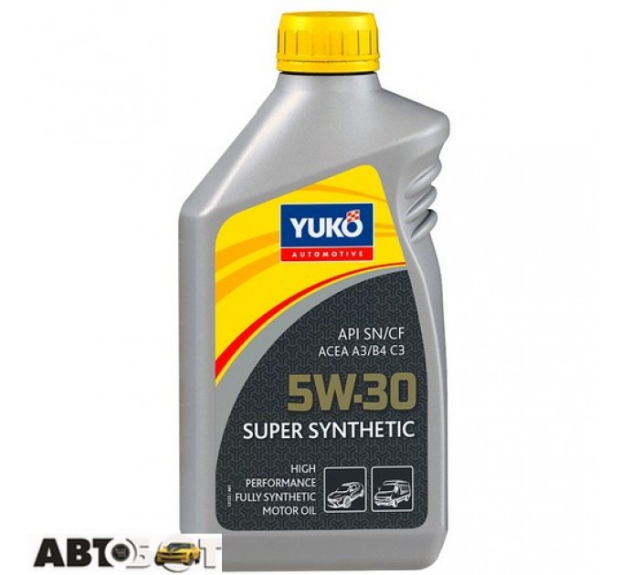  Моторное масло Yuko SUPER SYNTHETIC C3 5W-30 1л