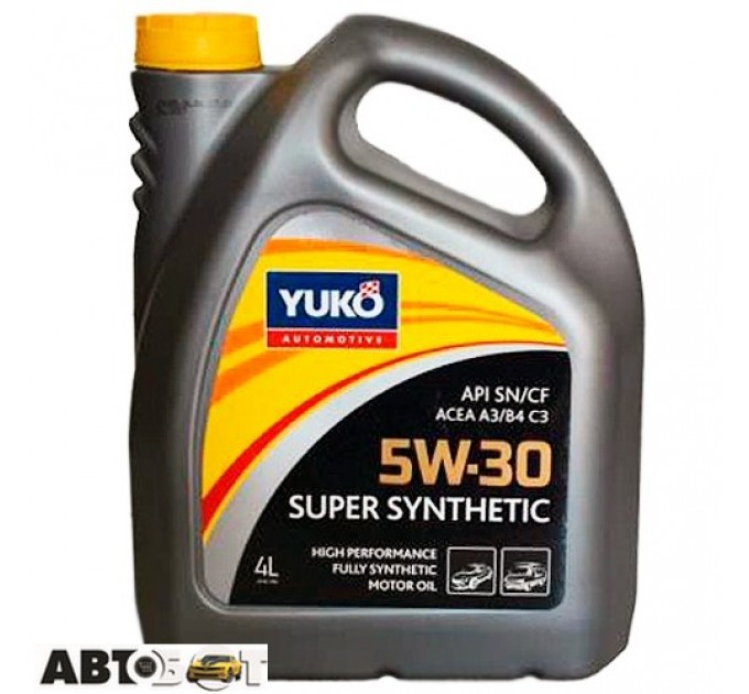  Моторное масло Yuko SUPER SYNTHETIC C3 5W-30 4л