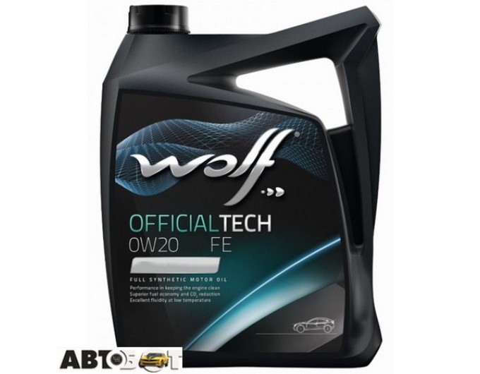 Моторное масло WOLF OFFICIALTECH 0W-20 LS-FE 4л, цена: 2 175 грн.