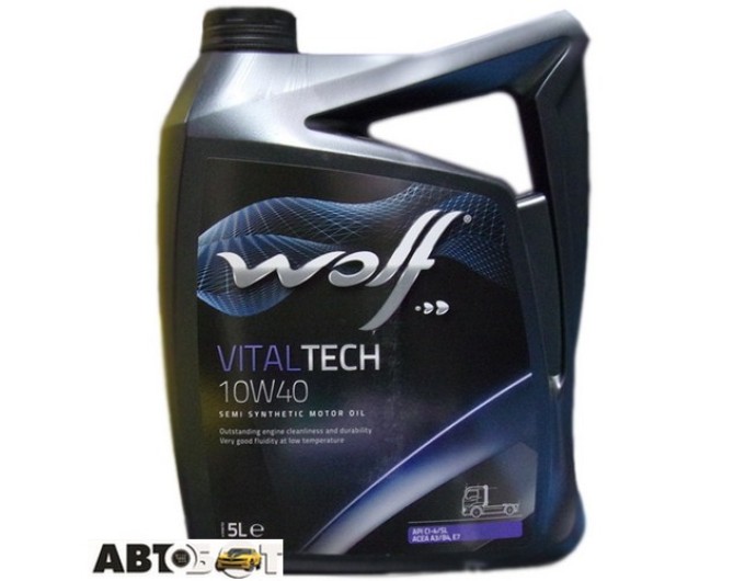 Моторное масло WOLF VITALTECH 10W-40 EXTRA 5л, цена: 1 071 грн.