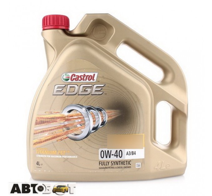 Моторное масло CASTROL EDGE Titanium FST 0W-40 A3/B4 4л, цена: 2 797 грн.