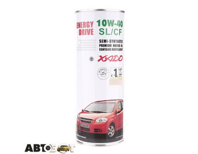 Моторное масло XADO Atomic OIL 10W-40 SL/CF XA 24144 1л, цена: 483 грн.
