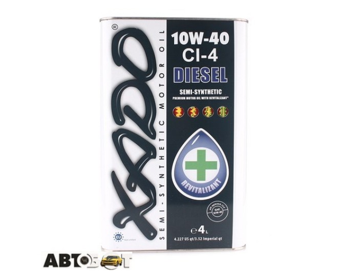Моторное масло XADO Atomic Oil Diesel 10W-40 CI-4 XA 20249 4л, цена: 2 061 грн.