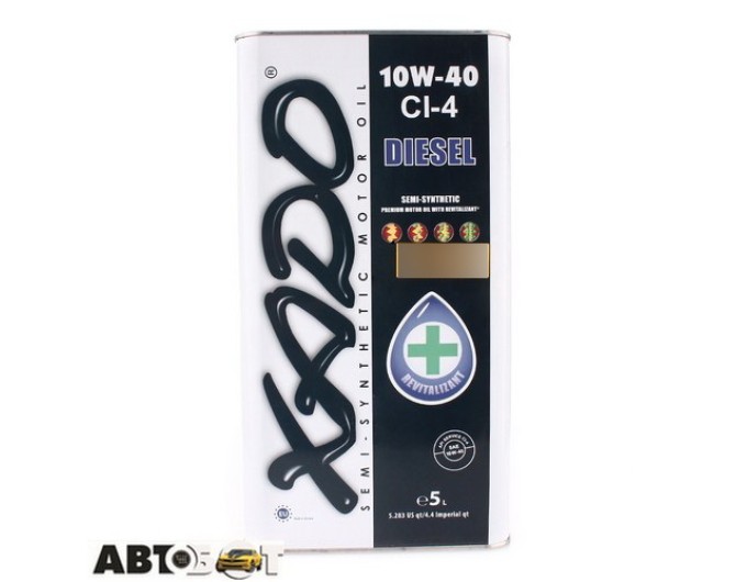 Моторное масло XADO Atomic Oil Diesel 10W-40 CI-4 XA 20349 5л, цена: 2 520 грн.