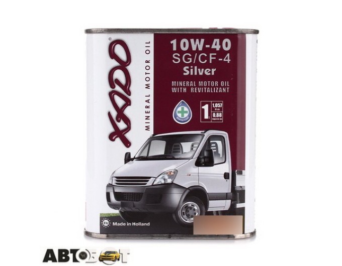 Моторное масло XADO Atomic Oil 10W-40 Silver SG/CF-4 XA 20123 1л, цена: 388 грн.
