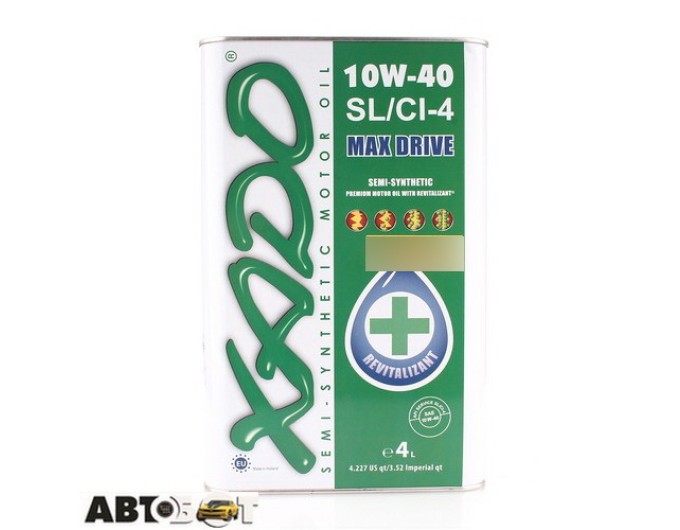 Моторное масло XADO Atomic Oil 10W-40 SL/CI-4 XA 20209 4л, цена: 1 717 грн.