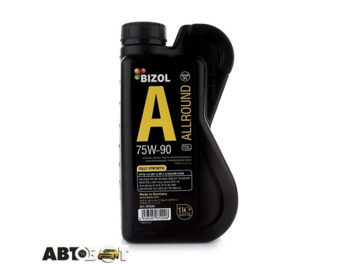 Трансмиссионное масло BIZOL Allround Gear Oil TDL 75W-90 B87220 1л, цена: 1 497 грн.