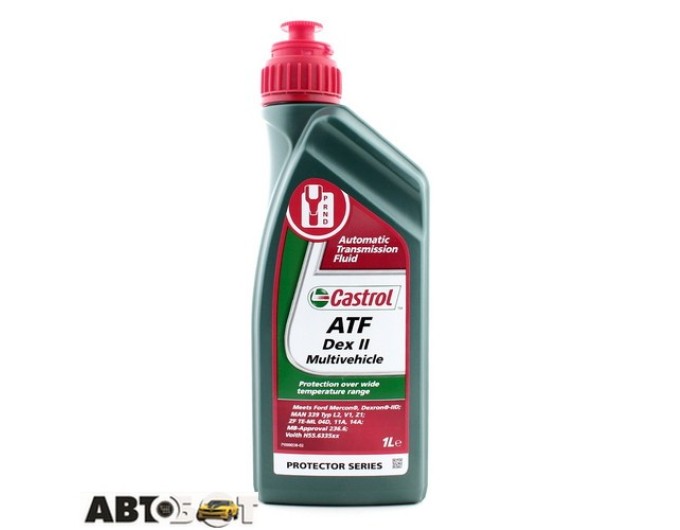 Трансмісійна олива CASTROL ATF Dex II Multivehicle 1л, ціна: 389 грн.