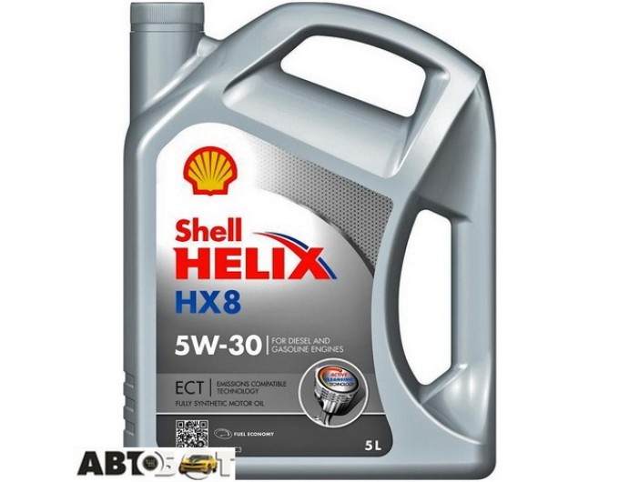 Моторное масло SHELL Helix HX8 ECT C3 5W-30 5л, цена: 3 142 грн.
