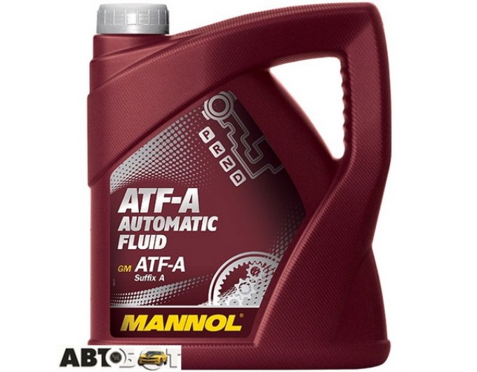 Трансмісійна олива MANNOL АUТОMАTIC FLUID ATF-A 4л, ціна: 1 065 грн.