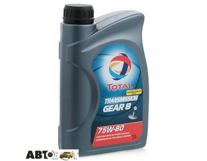 Трансмиссионное масло TOTAL Transmission GEAR 8 75W-80 1л, цена: 555 грн.