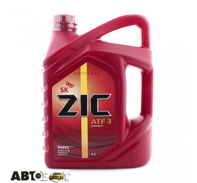 Трансмиссионное масло ZIC ATF III 4л