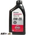 Моторна олива Nissan Genuine Motor Oil 0W-20 999PK000W20N 946мл, ціна: 826 грн.