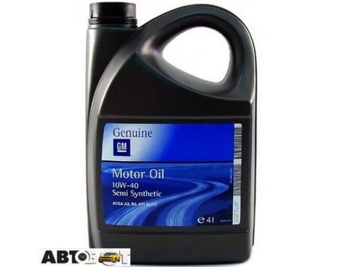 Моторное масло General Motors Motor Oil 10W-40 1942045 4л, цена: 1 174 грн.