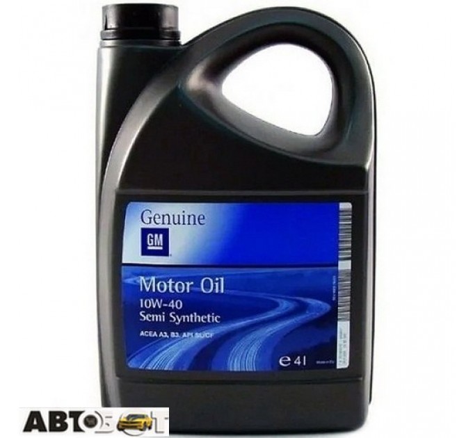 Моторное масло General Motors Motor Oil 10W-40 1942045 4л, цена: 903 грн.