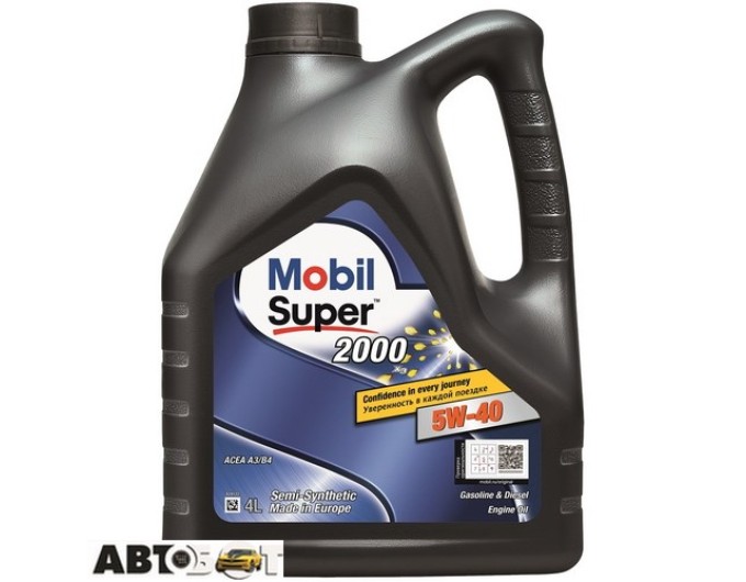 Моторное масло MOBIL Super 2000 X3 5W-40 4л, цена: 1 510 грн.