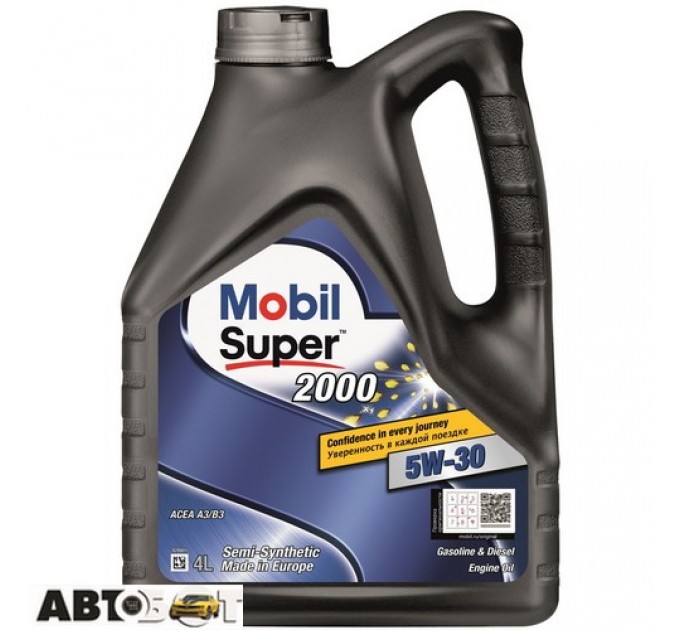 Моторное масло MOBIL Super 2000 X1 5W-30 4л, цена: 1 069 грн.