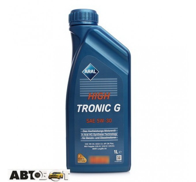 Моторное масло ARAL HighTronic G 5W-30 1л, цена: 391 грн.