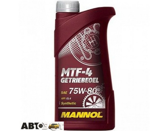 Трансмісійна олива MANNOL MTF-4 Getriebeoel 75W-80 1л, ціна: 992 грн.